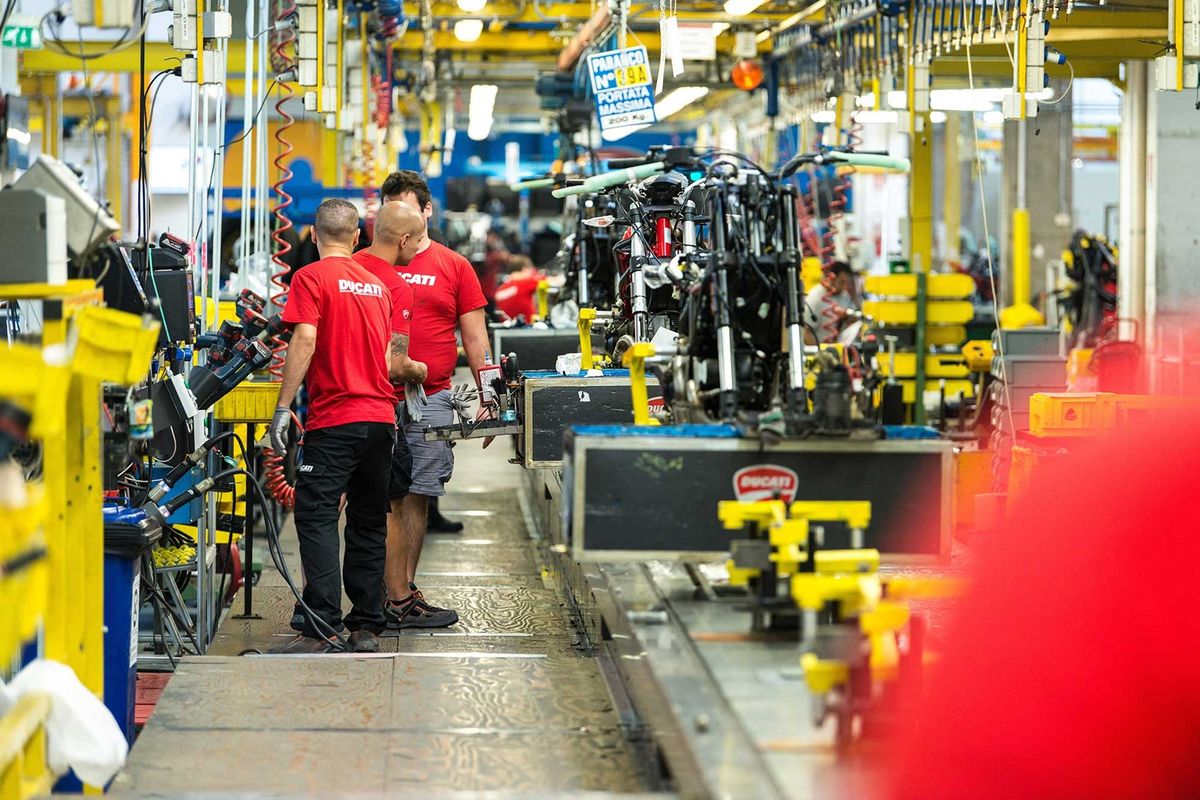 2018 Ducati Factory - Centro de diseño y ensamblaje de la línea de producción