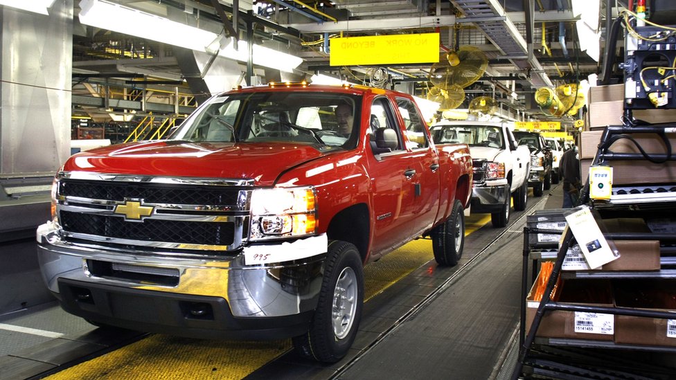 Fábrica de camiones Chevrolet - PRODUCCIÓN en EE. UU.