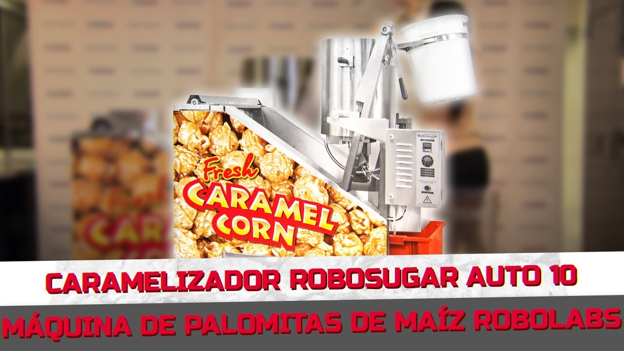 Línea de producción comercial de palomitas de maíz de Robolabs