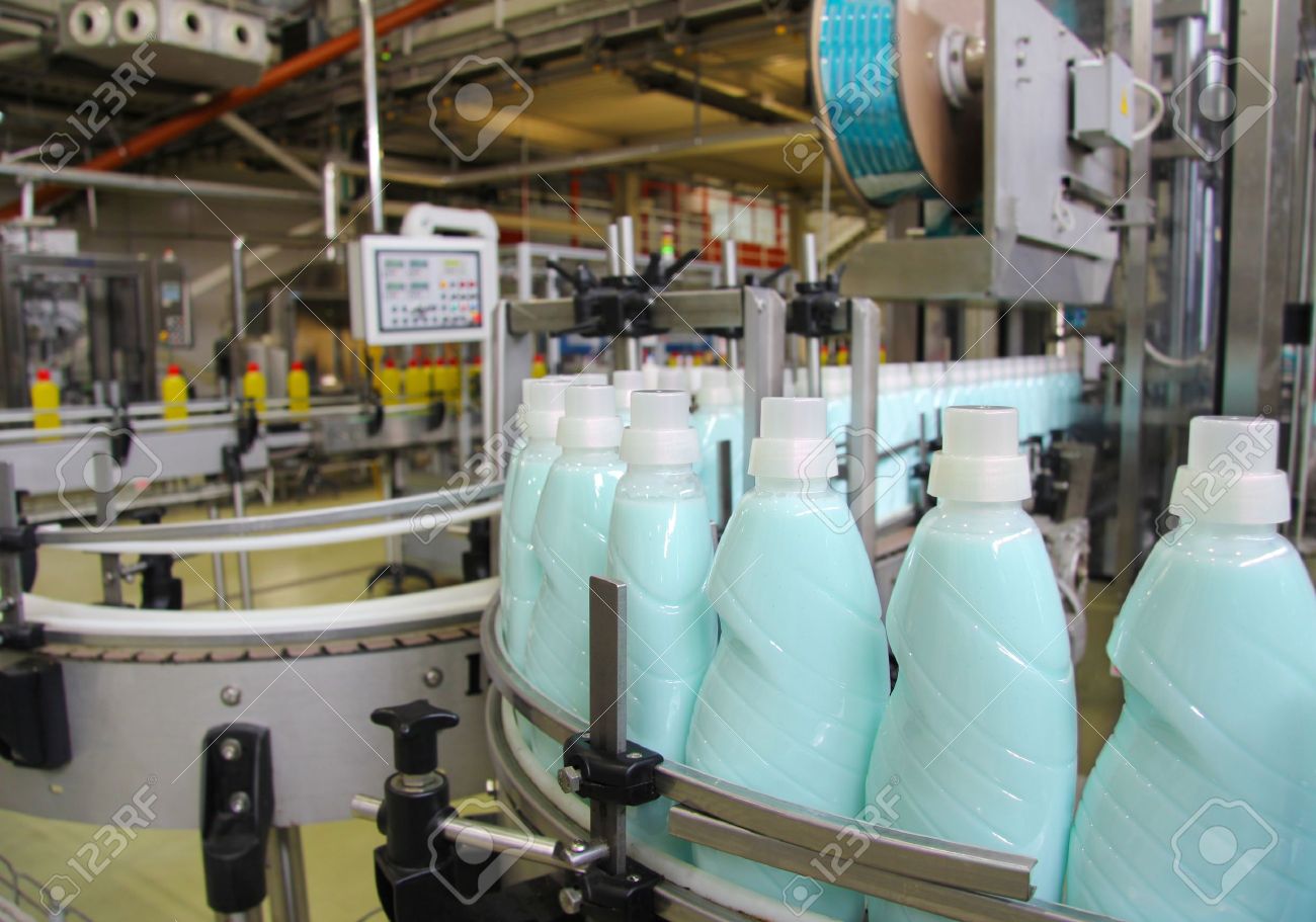Línea de producción de jabón líquido