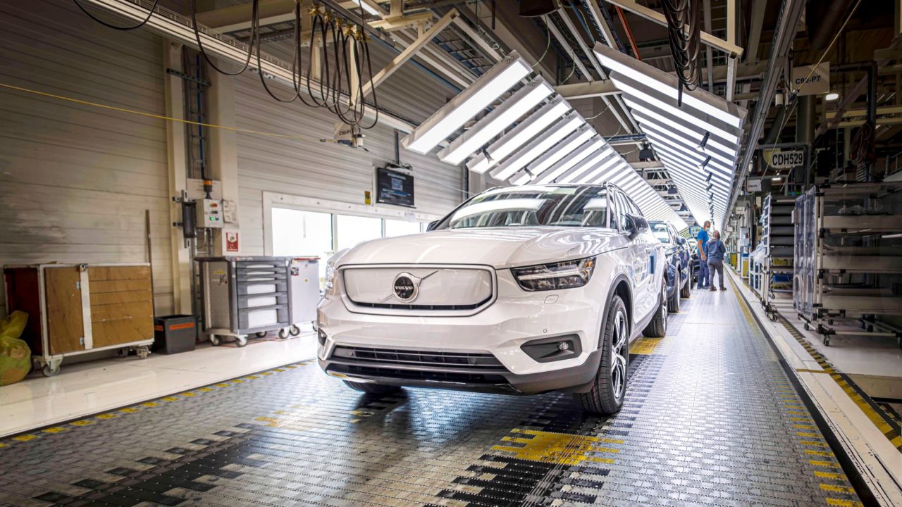 Línea de producción de Volvo XC40 (2020) – Fábrica de automóviles europea