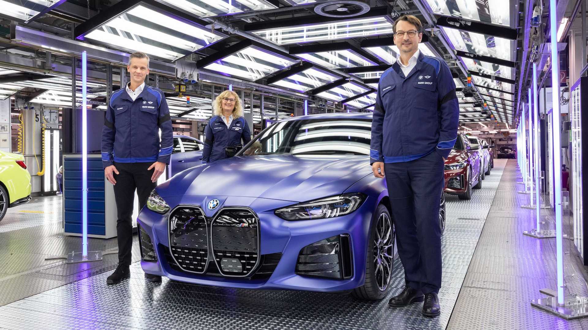 Línea de producción del BMW i4 - Planta de BMW en Múnich