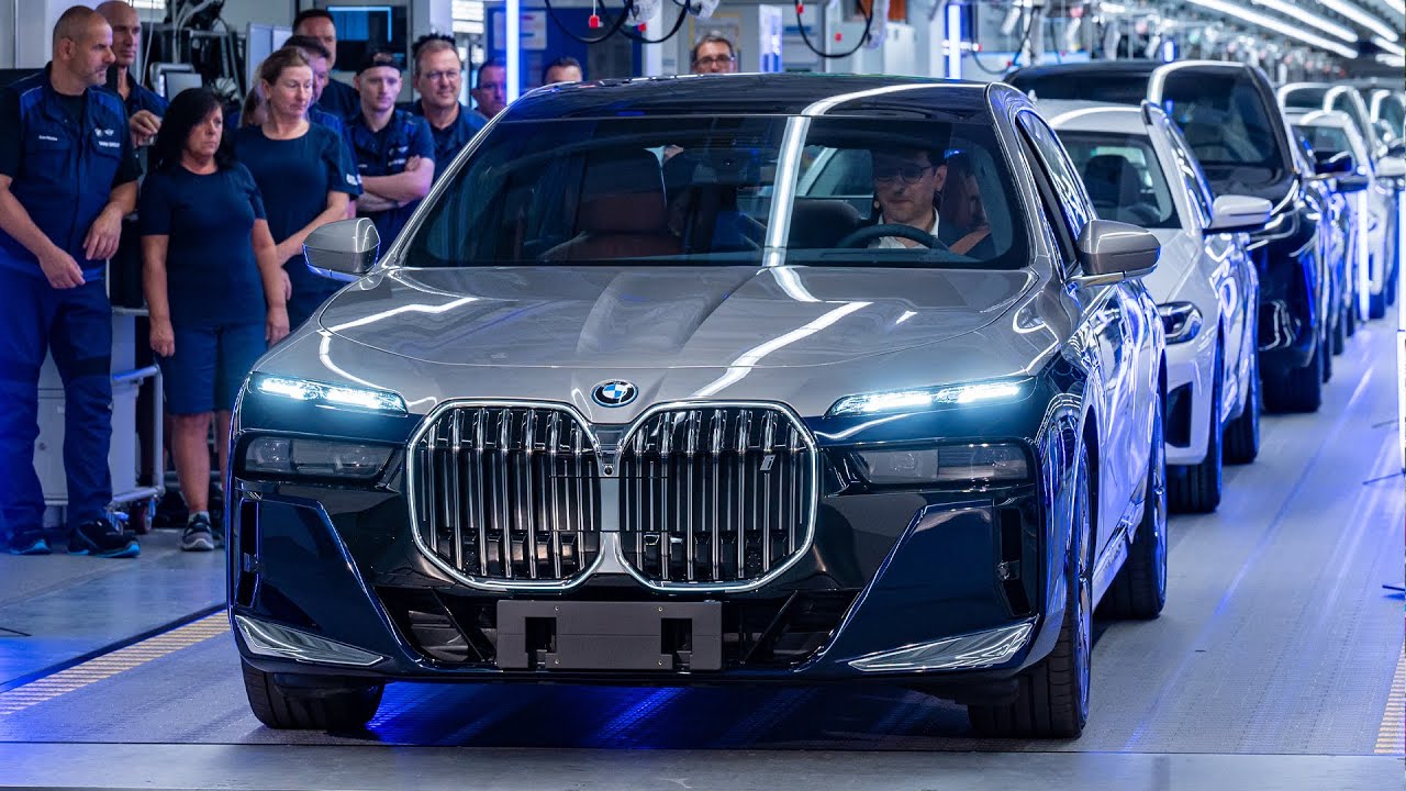 LÍNEA DE PRODUCCIÓN DEL BMW Serie 7 2023 - Fábrica de automóviles de lujo