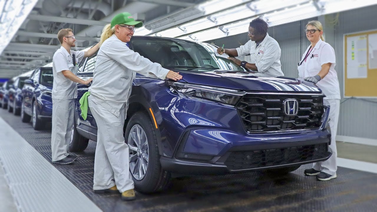 Línea de PRODUCCIÓN del nuevo Honda CR-V 2023 en Ohio