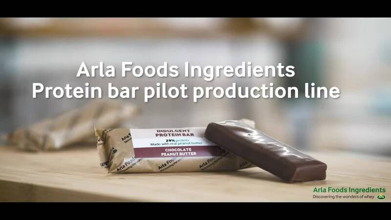 Línea de producción piloto de barras de proteína – Arla Foods Ingredients