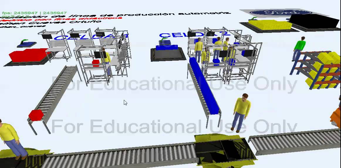 Línea de producción: simulación de fábrica de automóviles _ # 1 _ ¡Simulador de su fábrica de automóviles!