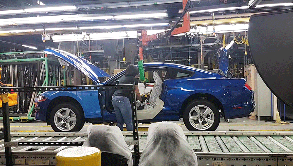 Producción de Ford Mustang en los EE. UU.