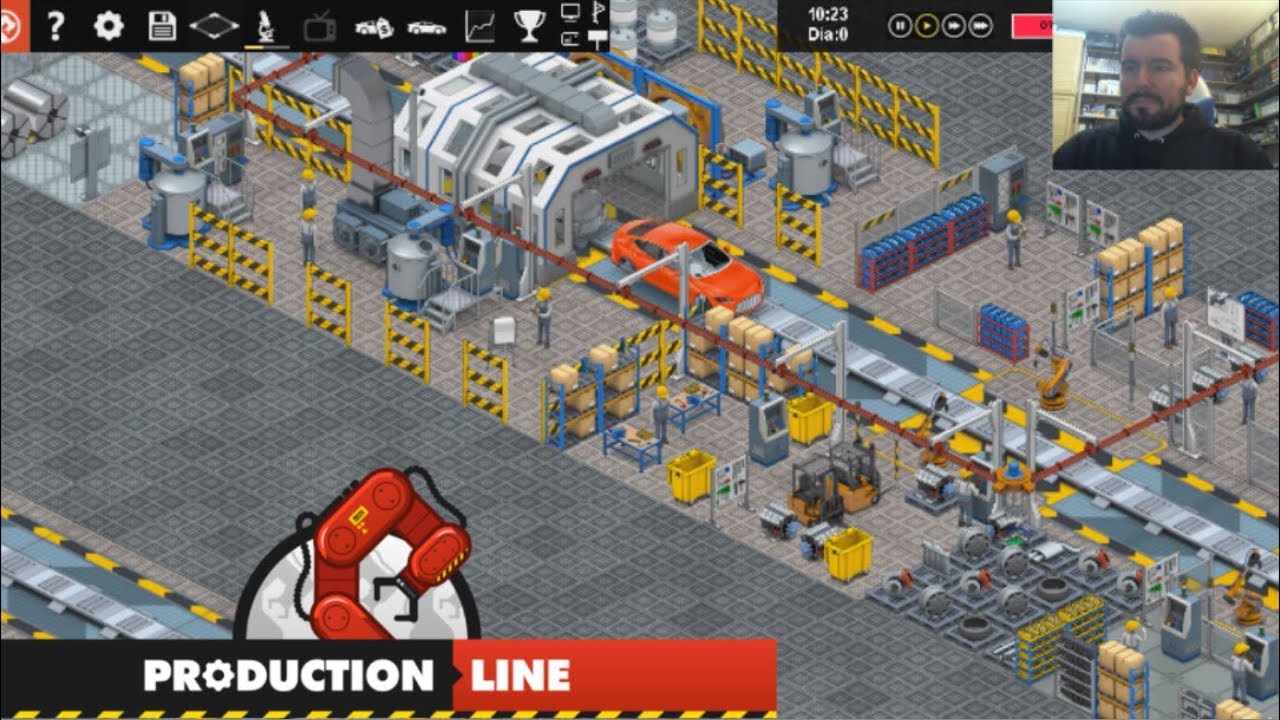 PRODUCTION LINE (PC) - Gestiona tu propia fábrica de automóviles || GAMEPLAY en Español